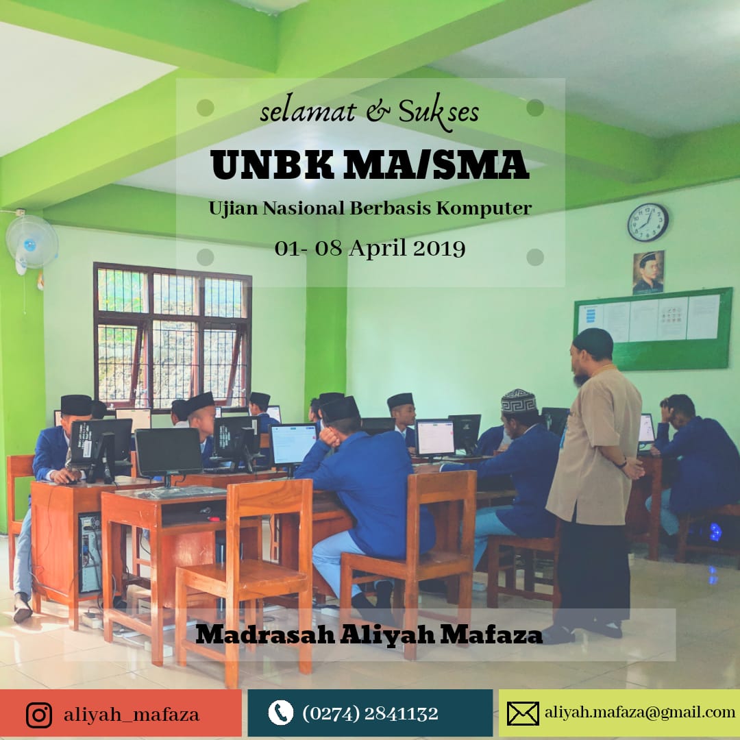 UNBK MA. Mafaza Bantul Yogyakarta